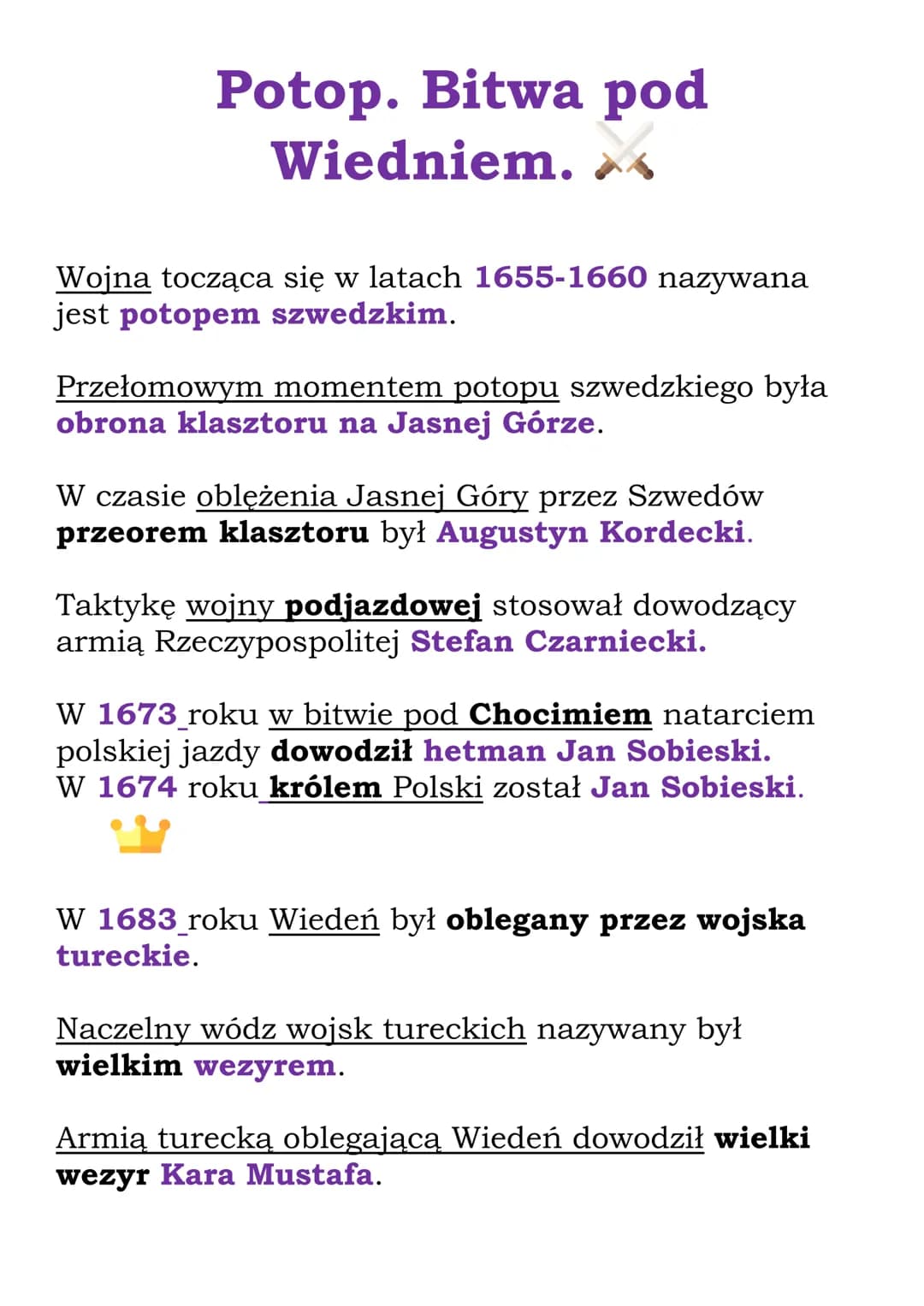 
<p>Potop szwedzki, czyli wojna tocząca się w latach 1655-1660, był jednym z najbardziej dramatycznych wydarzeń w historii Polski. Potop szw