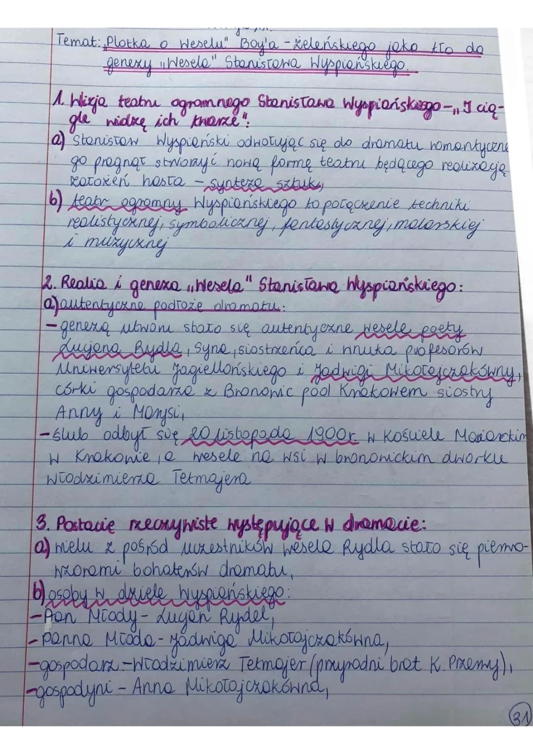 Plotka o Weselu - geneza i streszczenie utworu Stanisława Wyspiańskiego