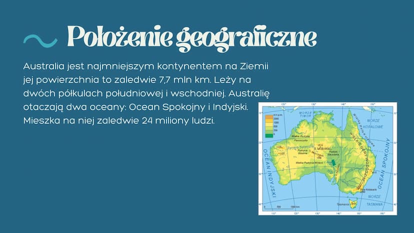 AUSTRALIA I OCEANIA
@sarsoon_ DOWIEDZ SIĘ:
Położenie geograficzne
Strefy klimatyczne
Wody Australii
Baseny Artezyjskie
Wyspa wulkaniczna
Ato