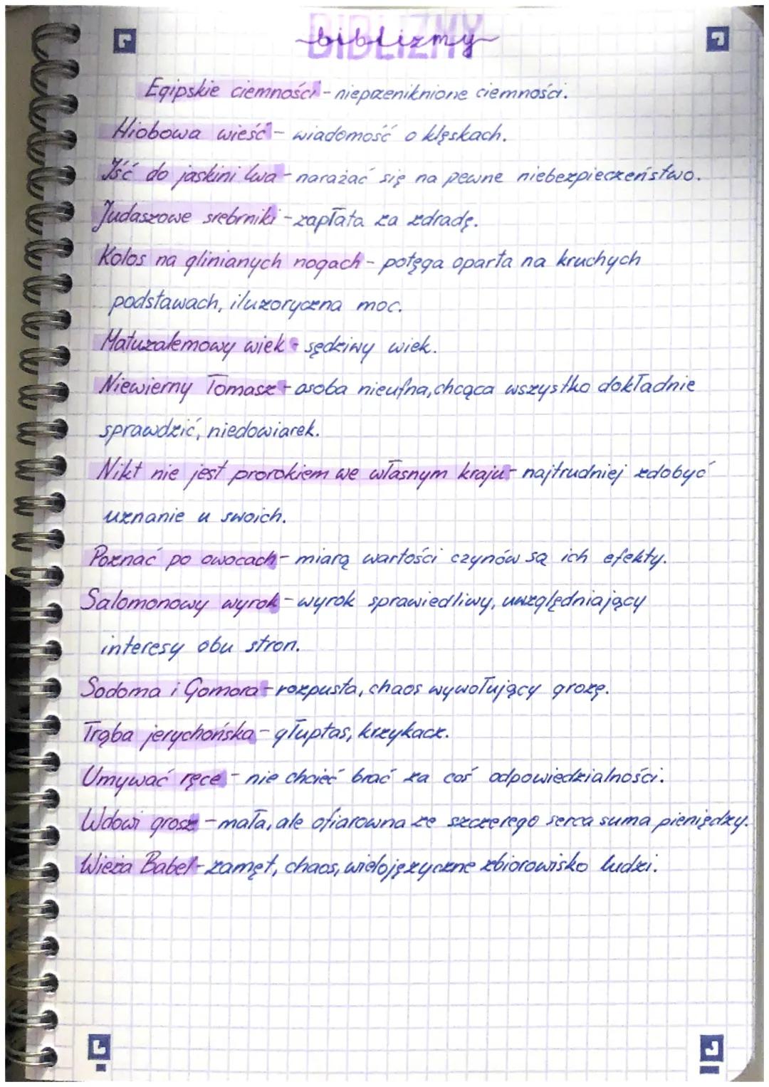 www
biblizmy
Egipskie ciemnośc-nieprzeniknione ciemności.
Hiobowa wieść - wiadomość o klęskach.
Jść do jaskini kwa - narażać się na pewne ni