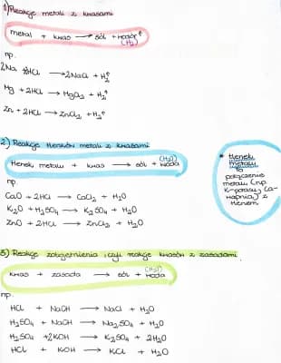 Know Reakcje metali z kwasami, reakcje tlenków metali z kwasami, reakcje zobojętnienia thumbnail