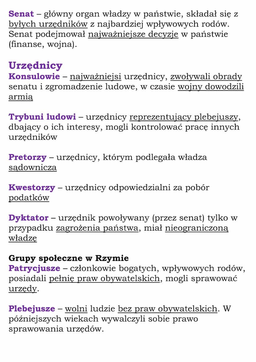 Ustrój starożytnego
Rzymu
Kl 5, NE
753 r. p.n.e. - założenie Rzymu (według legend)
509 r. p.n.e. - ustanowienie republiki w Rzymie
44 r. p.n
