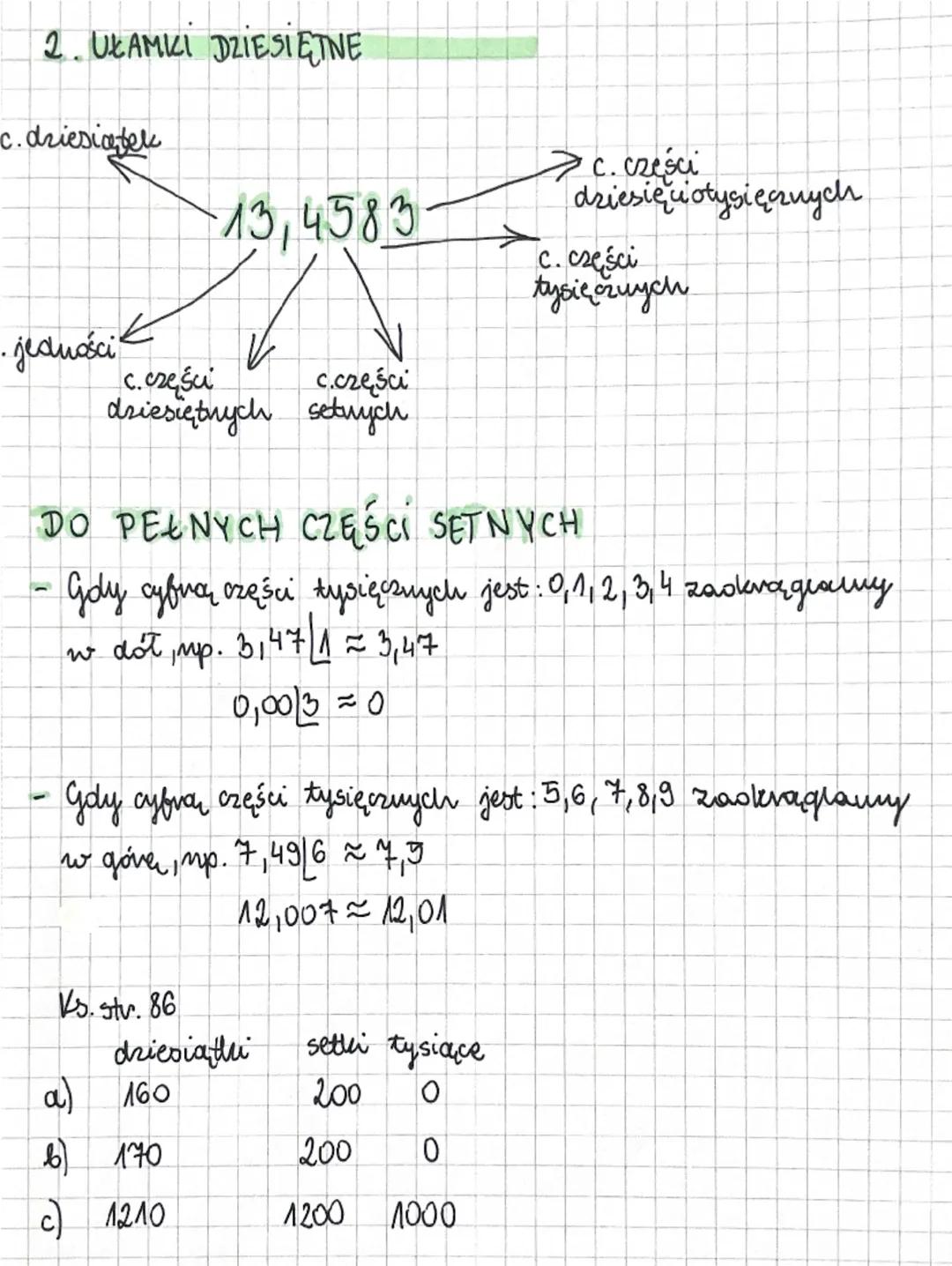 # 1. LICZBY NATURALNE

cyfra 13.794

dziesiątele
tysięcy

cybra tysięcy cyfra setels

DO PEŁNYCH DZIESIĄTEK

- Gdy cybraz jedności jest: 0,1