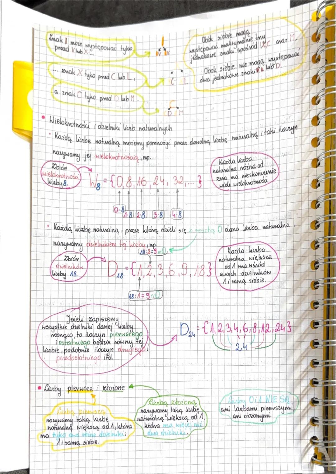 # Matematyka

1. LICZBY NATURALNE I ICH WŁASNOŚCI

- Liczby naturalne: 0,1,2,3,4,5,6,7,8,9,10,...,105,...,1024,...
- Liczby naturalne to: 0,