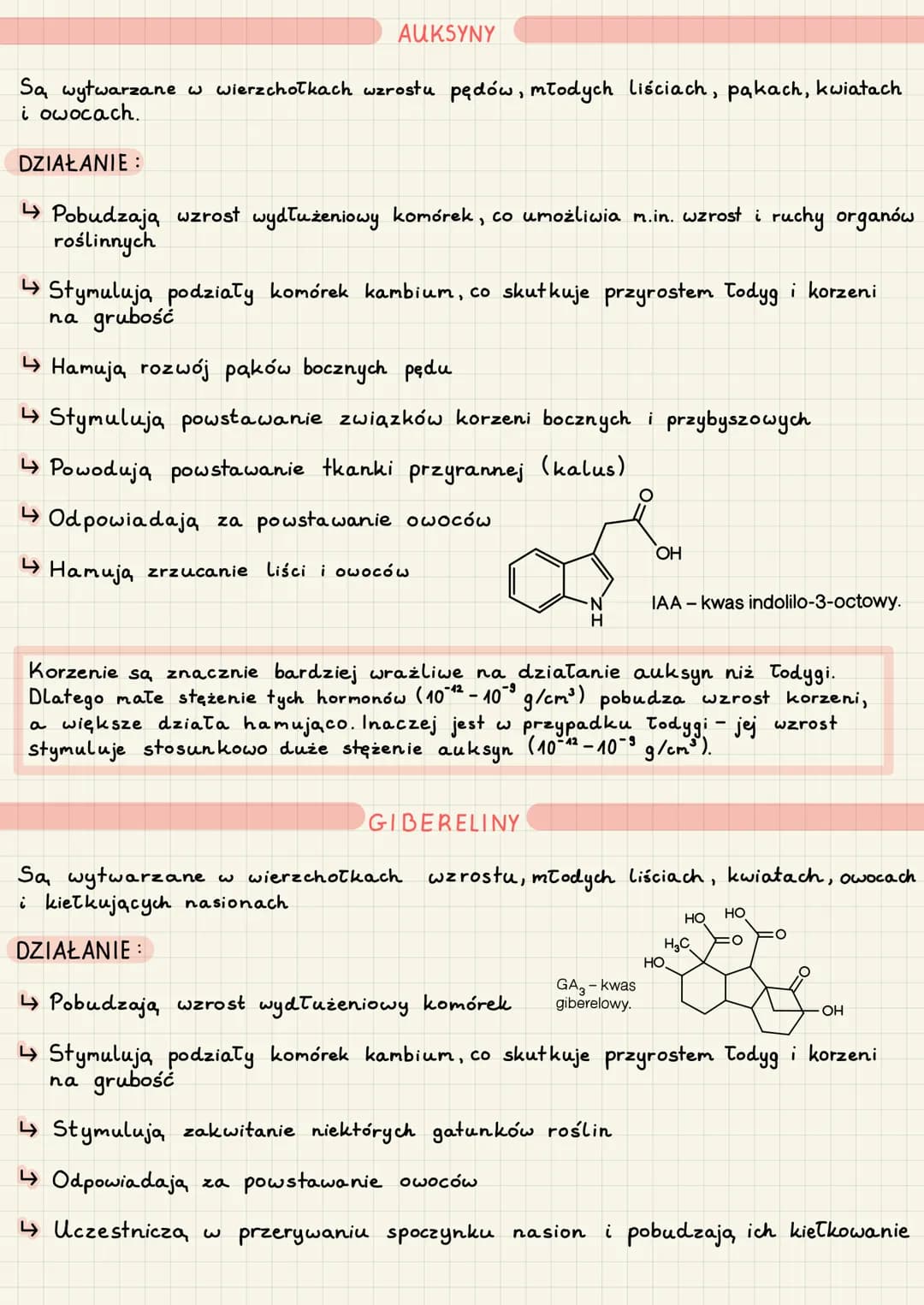 HORMONY ROŚLINNE
Procesy fizjologiczne, które prowadzą do wzrostu i rozwoju roślin, są regulowane
przez związki chemiczne zwane regulatorami