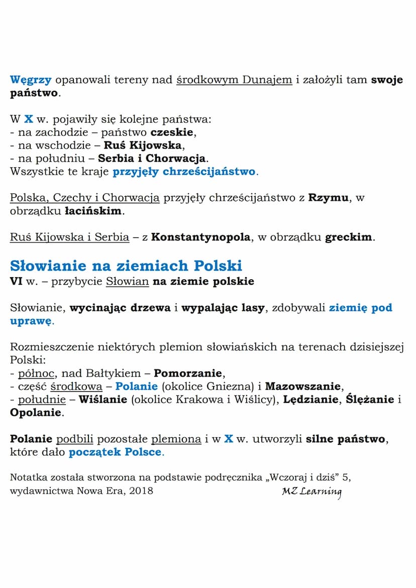 --- OCR Start ---
MZ_LEARNING_KNOW
Zanim powstała Polska
Klasa 5, Wczoraj i dziś, Nowa Era
Pradzieje ziem polskich
Przez tysiące lat dużą cz