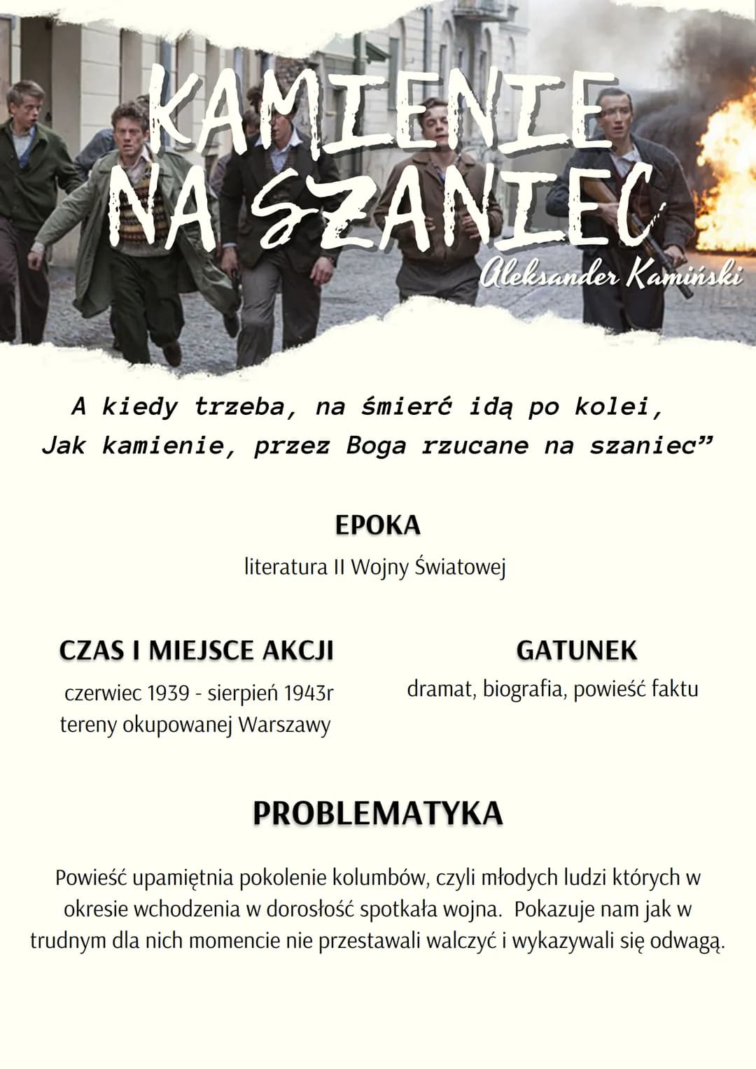 
<p>Tadeusz Zawadzki ,,Zośka"<br />
W czasie wojny, angażował się w działalność Małego Sabotażu, akcje dywersyjne i zbrojne. Zginął podczas 