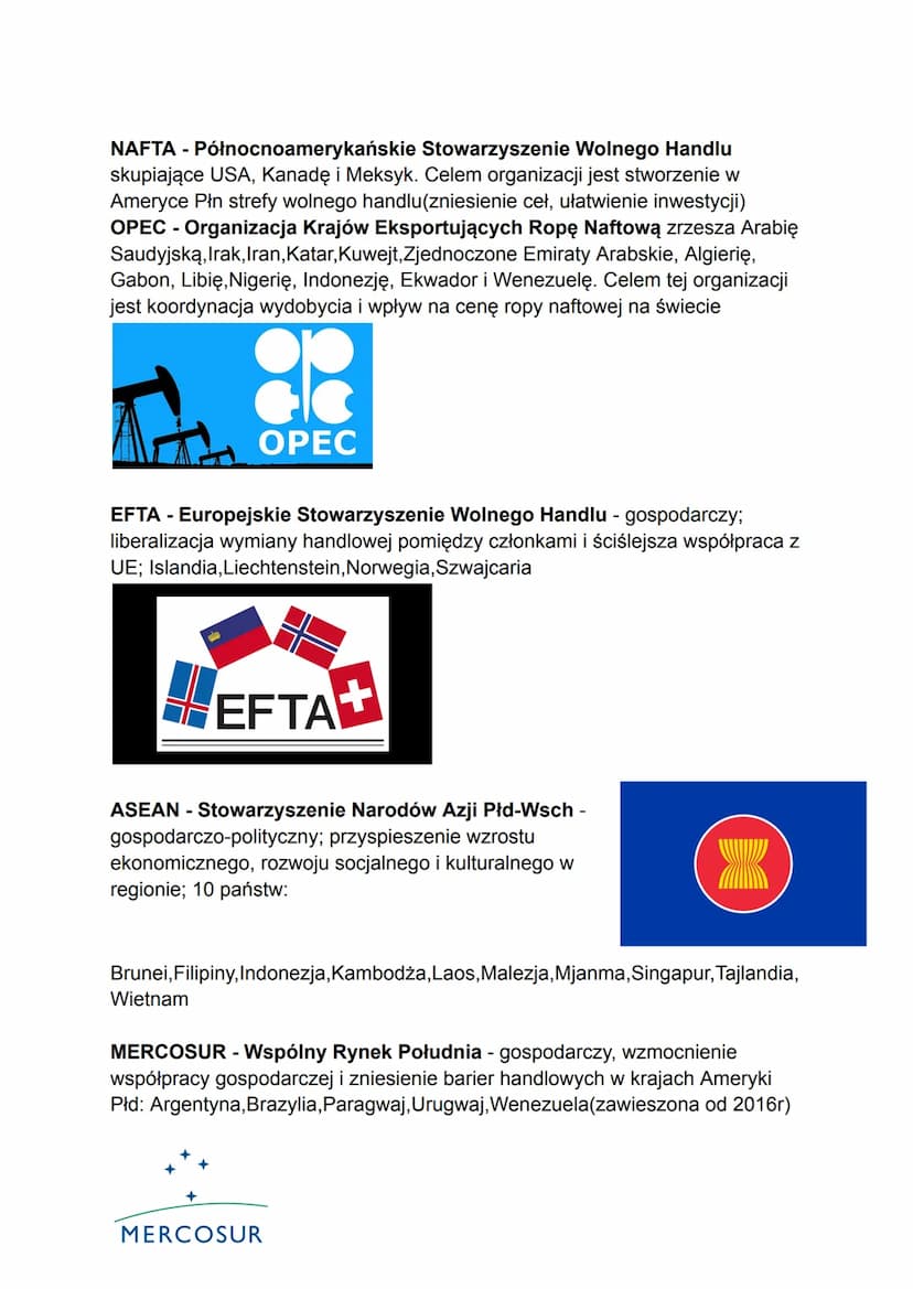 PAŃSTWO - jednostka posiadająca:
własne terytorium
własną ludność
PODZIAŁ POLITYCZNY ŚWIATA
• suwerenną władzę państwową
• uznanie międzynar
