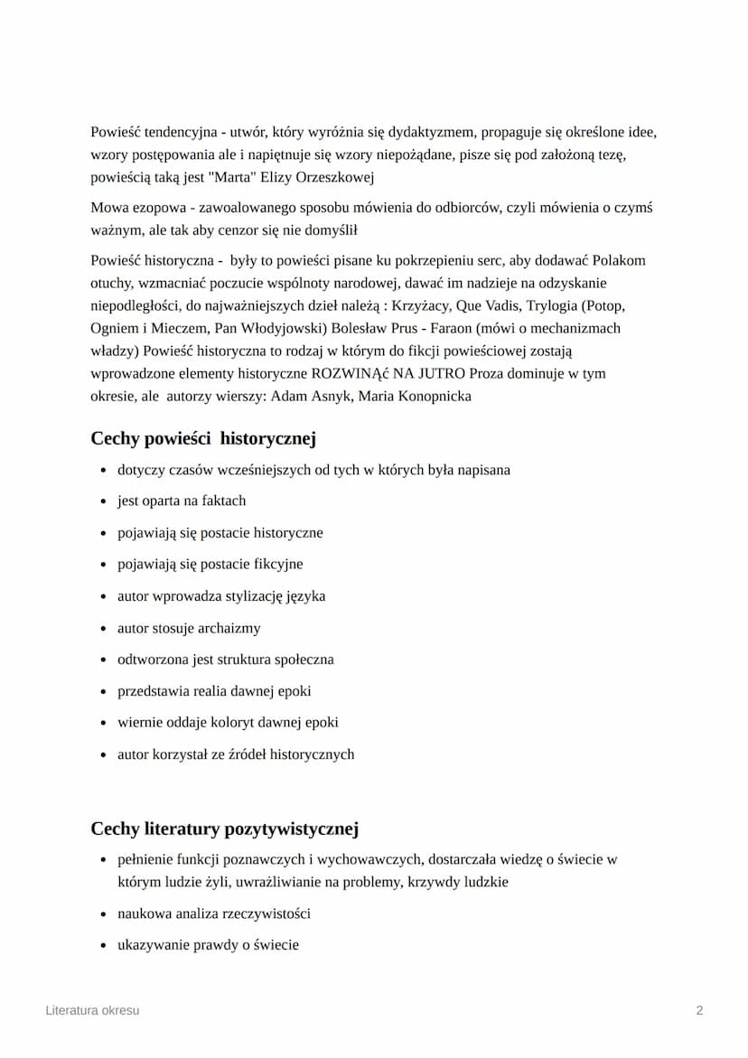 Literatura okresu
Głównie literatura realistyczna,
Powieść realistyczna znani twórcy:
• Honore Balzac (Honoriusz)- "Komedia ludzka" (Ojciec 