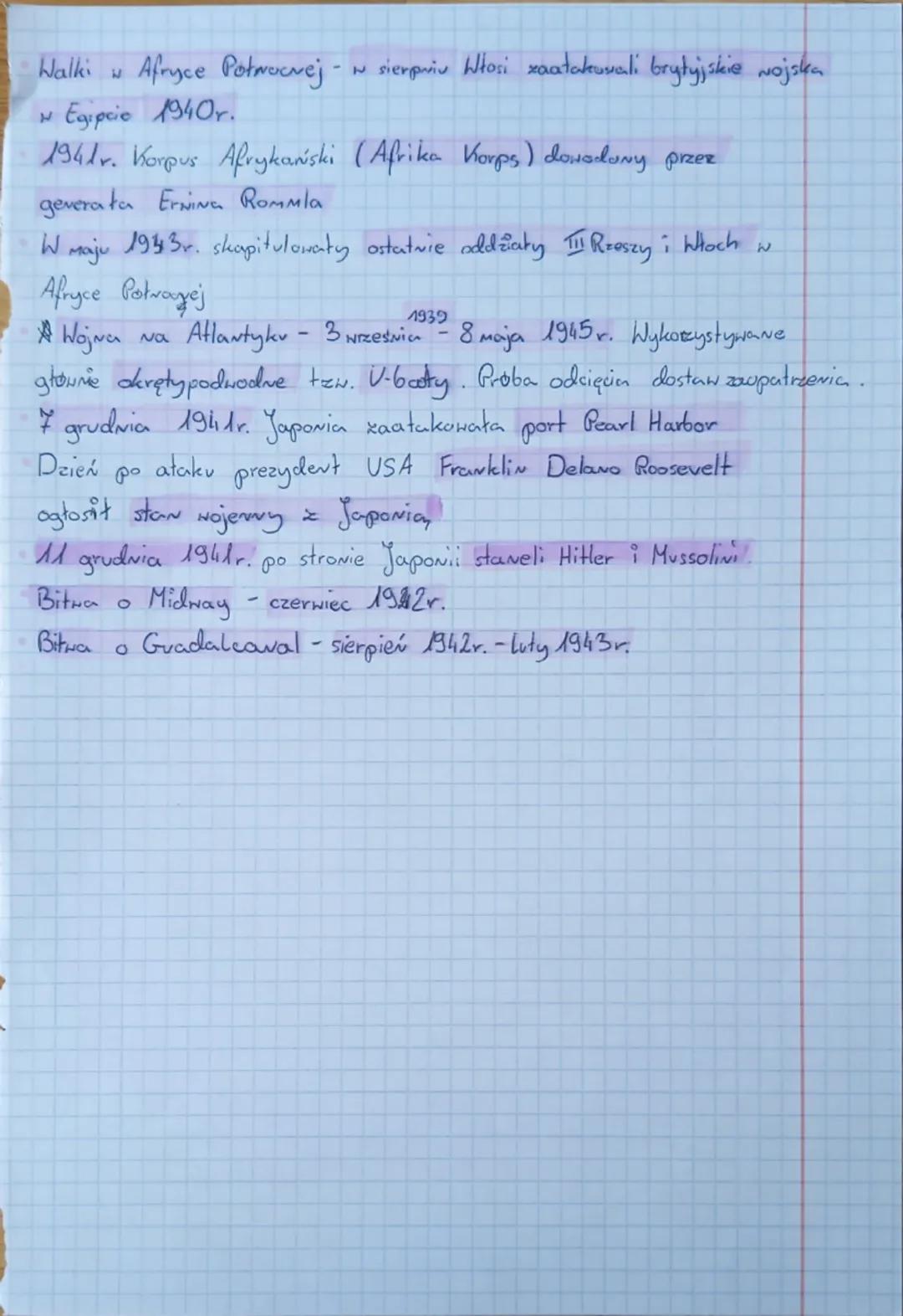 Napaść na polskę - 1939 r.  lutezień o 445.
3 września 1939 r. Francja i Anglia wypowiadają wojnę związku Niemcom
"wojna siedząca", "dziwna 