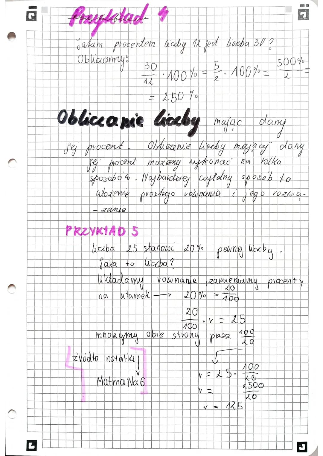 Obliczenia Procentowe
Obliczanie procentu z danej liczby,
lle to jest 5 % × 152
przez zadany procent
Payplad 1
2
• aby oblicy: procent z dan