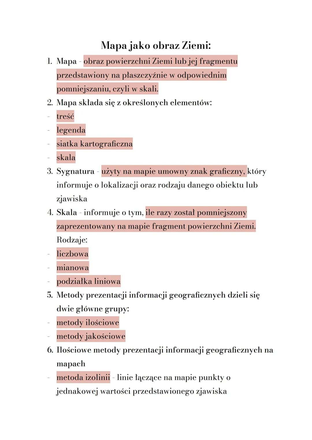 Mapa jako obraz Ziemi