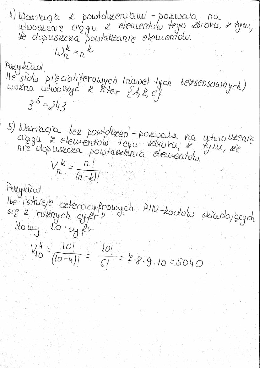 Kombinatoryka
1) Reguia mnozenia
Puzykiad.
Dzucamy they razy monety. Tle jest wszystkich
mozliwych wynikow tego doświadczenia?
to I ixucre d