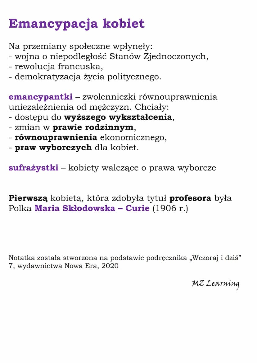 Przemiany polityczno-
społeczne w Europie
Pod wpływem rewolucji przemysłowej społeczeństwo
stanowe zaczęło przekształcać się w społeczeństwo