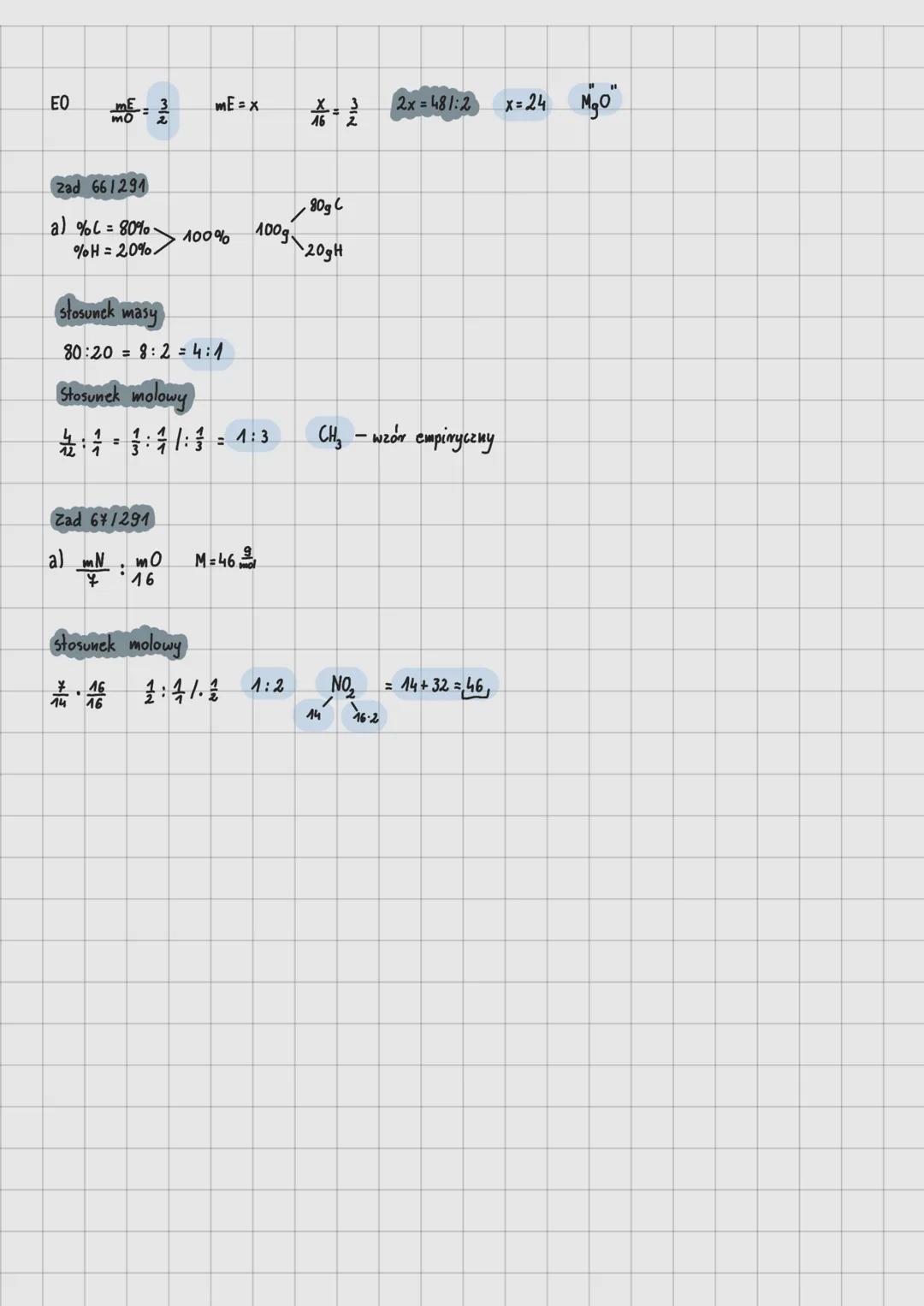 Wzór empiryczny i rzeczywisty
Każdy związek chemiczny ma ściśle określony skład jakościowy i ilościowy.
Stosunek atomowy:
H: O
8:2
2 1
Stosu