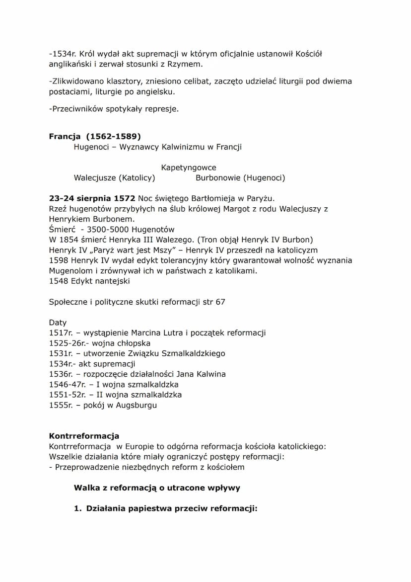 Geneza reformacji w Europie. Nowa wyznania
CHRZEŚCIJAŃSTWO
KATOLICYM
PRAWOSŁAWIE
protestantyzm - protestanci bo w 1529r. na zwołanym sejmie 