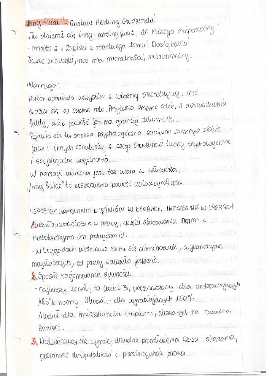 Inny Świat- Gustaw Herling Grudziński 