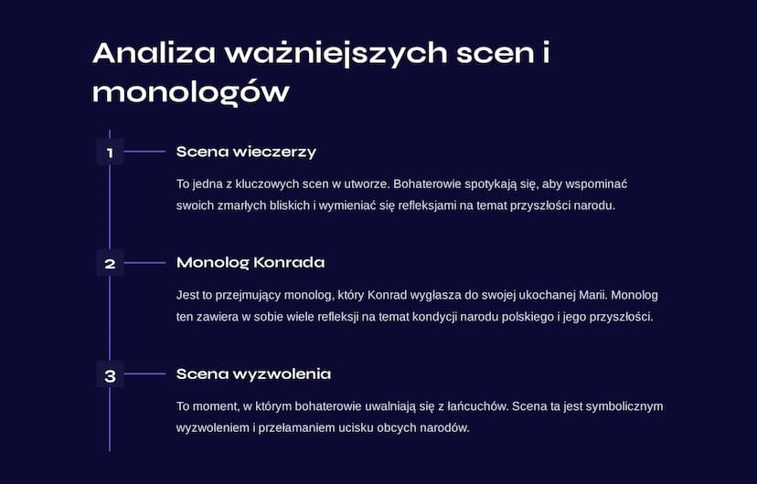 "Dziady cz. III"
notatka
I
"Dziady cz. III" to dramat autorstwa Adama Mickiewicza powstały w
1832 roku. Jest to jedno z najważniejszych dzie