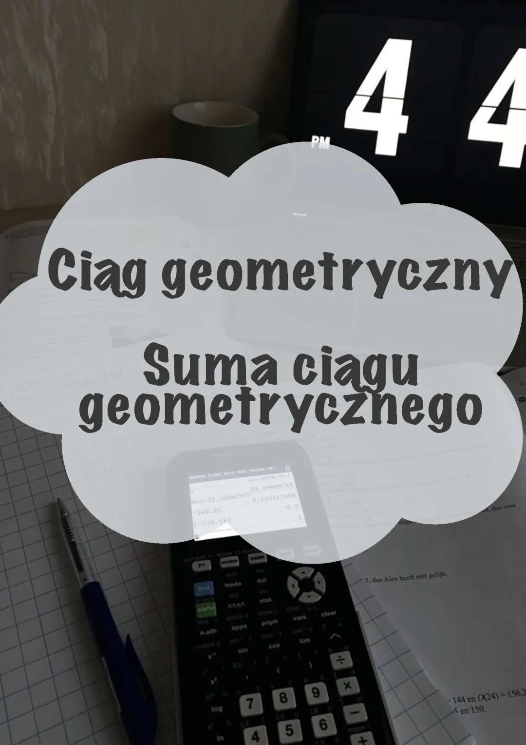 Ciąg geometryczny dla dzieci: wzory, iloraz i zadania