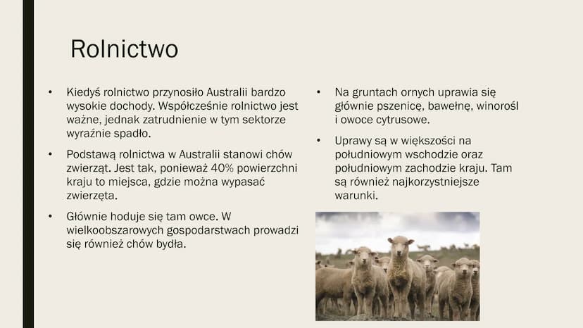 LUDNOŚĆ I
GOSPODARKA
AUSTRALII
Knowunity: baby.m.o.a ●
●
Liczba Ludności oraz rozmieszczenie
Australia jest najsłabiej zaludnionym
spośród w