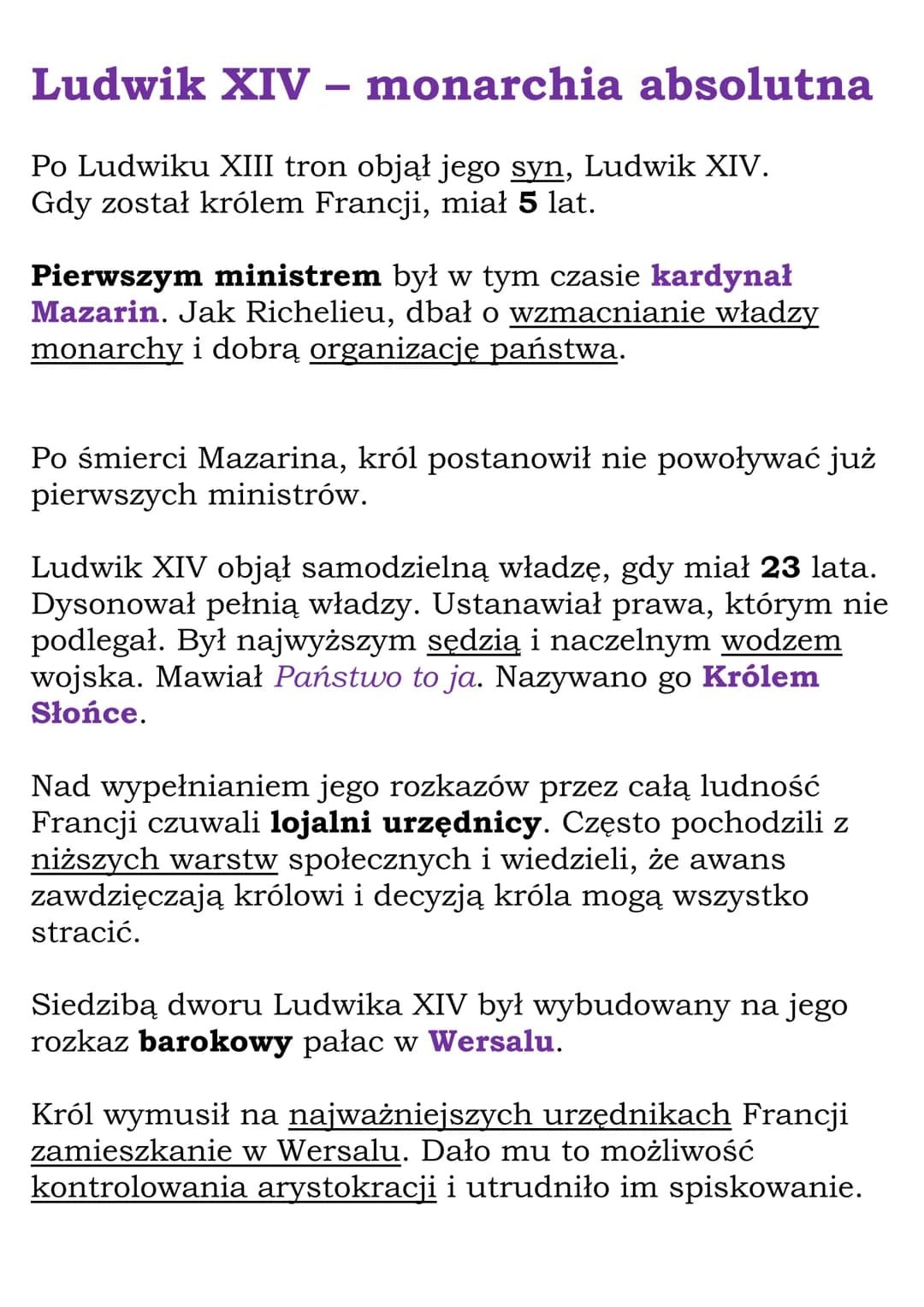 Monarchia absolutna we
Francji
Henryk IV
Gdy Henryk IV został królem Francji, trwały w niej walki
między katolikami a hugenotami.
hugenoci -