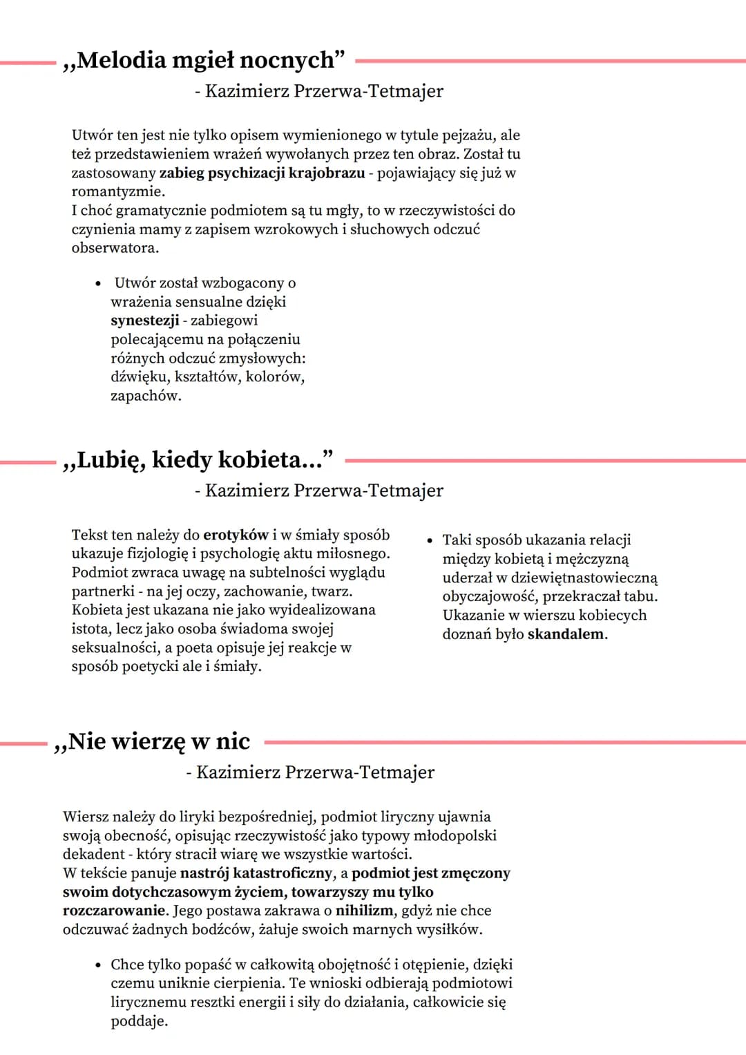 # MŁODA POLSKA
przełom XIX i XXw.

> Ramy czasowe
- Polska lata 90 XIX w. - 1918r. (odzyskanie niepodległości po zaborach)
- 1894r. - opubli