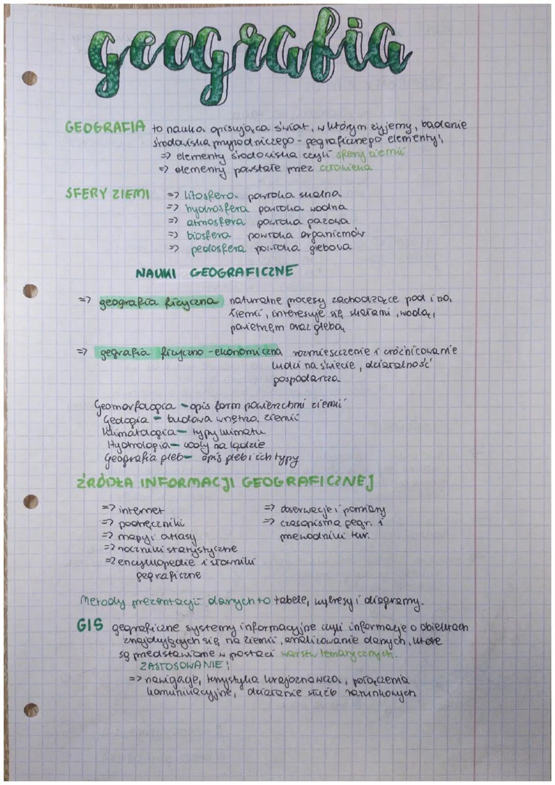 # geografia

GEOGRAFIA to nauka, opisująca.
swiat, witorgm zyjemy, badenie
srodaisha myrodniczego pegraficznego elementy!
=> elementy siodos