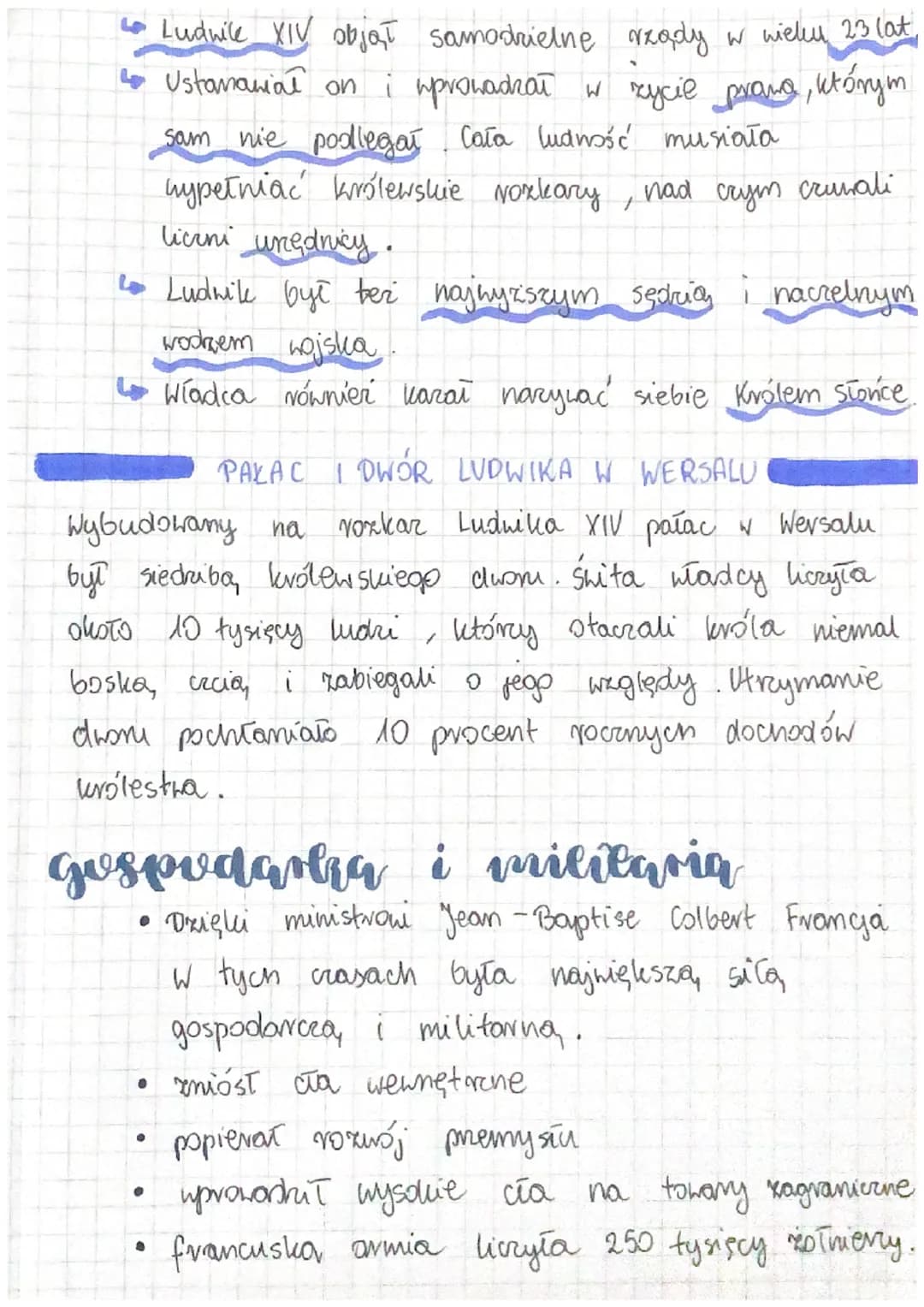 
<p>La monarchia absolutna we Francji, klasa 6, była ustanowiona w czasach panowania Ludwika XIV. Absolutyzm we Francji polegał na centraliz