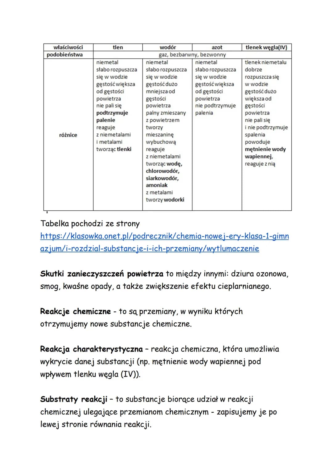 SUBSTANCJE I ICH PRZEMIANY
Substancja chemiczna to materiał z którego jest zbudowane ciało
fizyczne, czyli np. substancje budujące jakiś prz