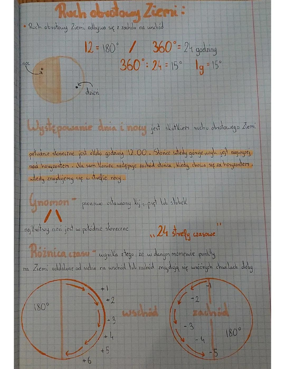 Ruch Obrotowy Ziemi i Zmiany Czasowe