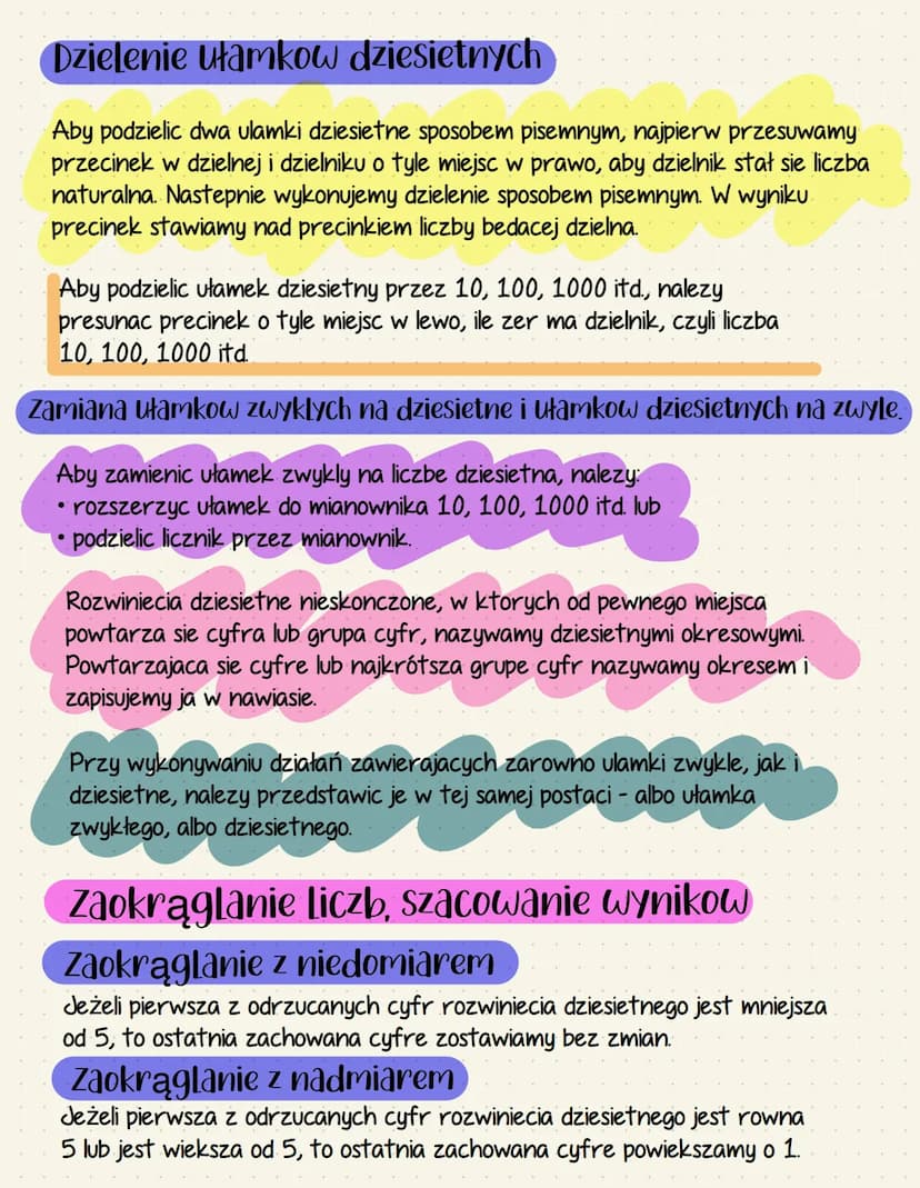 Liczby i dzialania
Liczby naturalne
Liczby zapisujemy za pomoca cyfr. Jest
dziesiec cyfr: 0, 1, 2, 3, 4, 5, 6, 7, 8, 9.
Wykorzystujac cyfry,