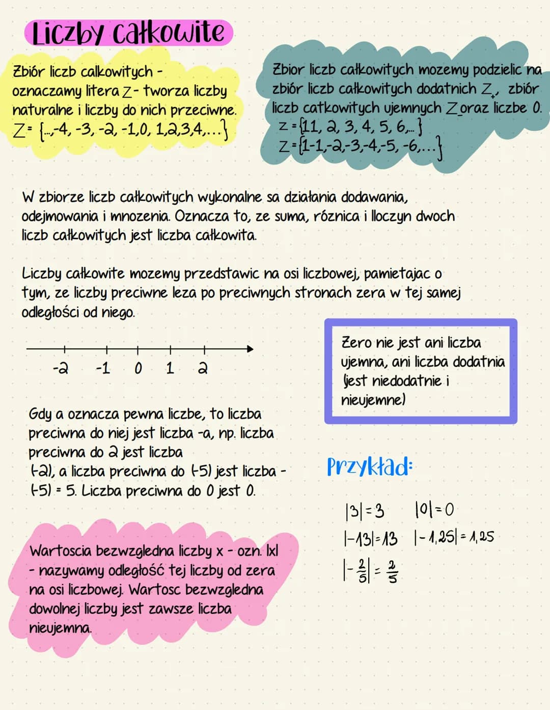 Liczby i dzialania
Liczby naturalne
Liczby zapisujemy za pomoca cyfr. Jest
dziesiec cyfr: 0, 1, 2, 3, 4, 5, 6, 7, 8, 9.
Wykorzystujac cyfry,