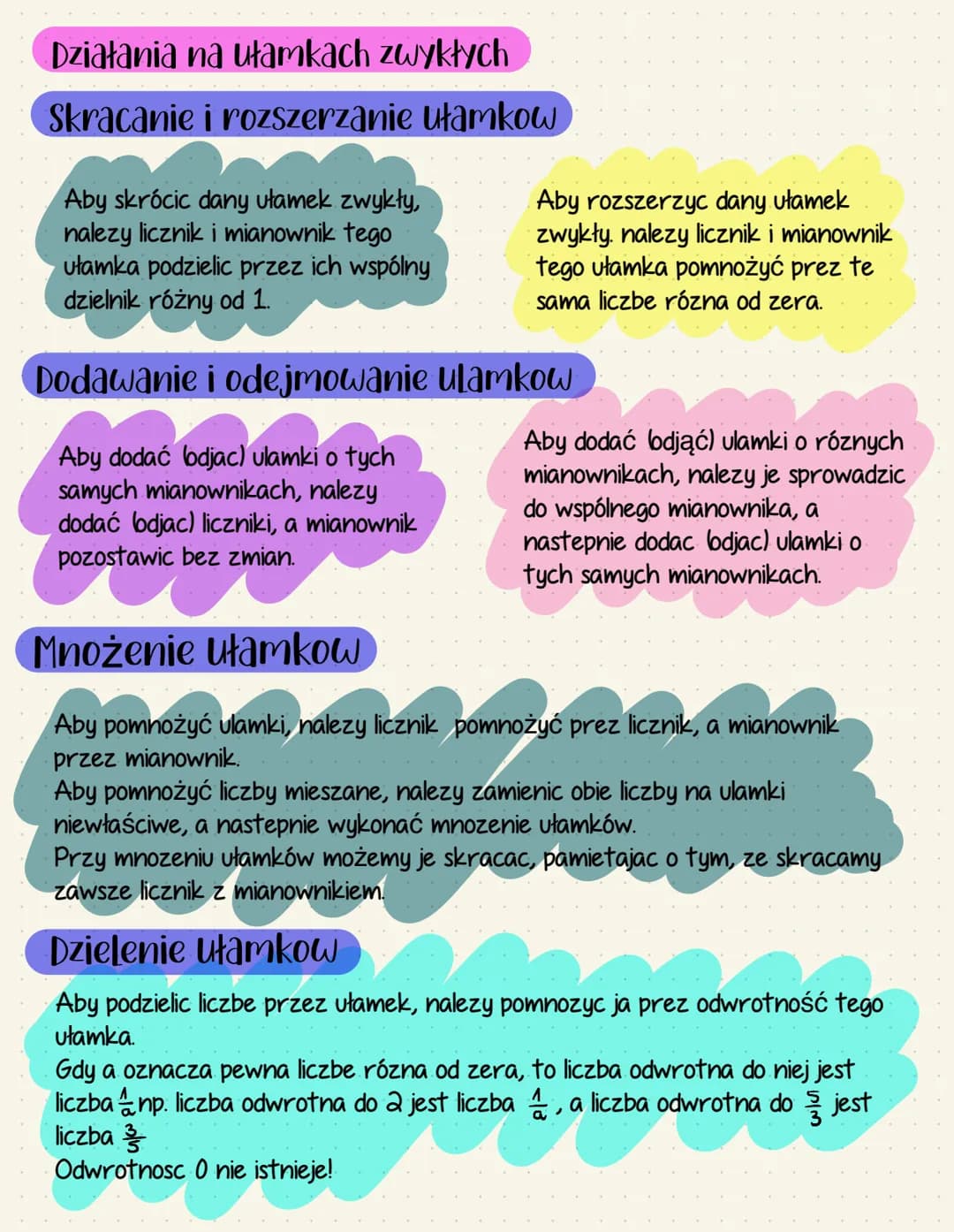 Liczby i dzialania
Liczby naturalne
Liczby zapisujemy za pomoca cyfr. Jest
dziesiec cyfr: 0, 1, 2, 3, 4, 5, 6, 7, 8, 9.
Wykorzystujac cyfry,