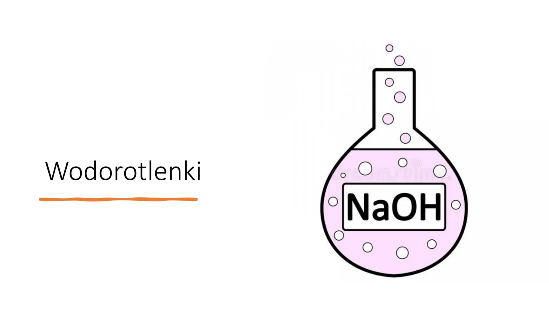 Wodorotlenki
o
NaOH R
Wodorotlenki - to związki o budowie
jonowej, w których skład wchodzą kationy
metalu i aniony wodorotlenkowe.
Zapamięta