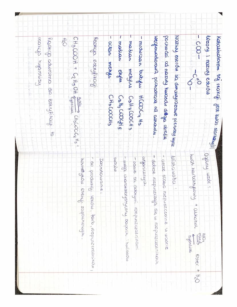 -spalanie niecałkowite stearynowe.
Czy wszystkie kwasy karboksylowe są cieczam
1. Niższe kwasy karboksylowe np. cctory, mrowkony -
2. Wyższe