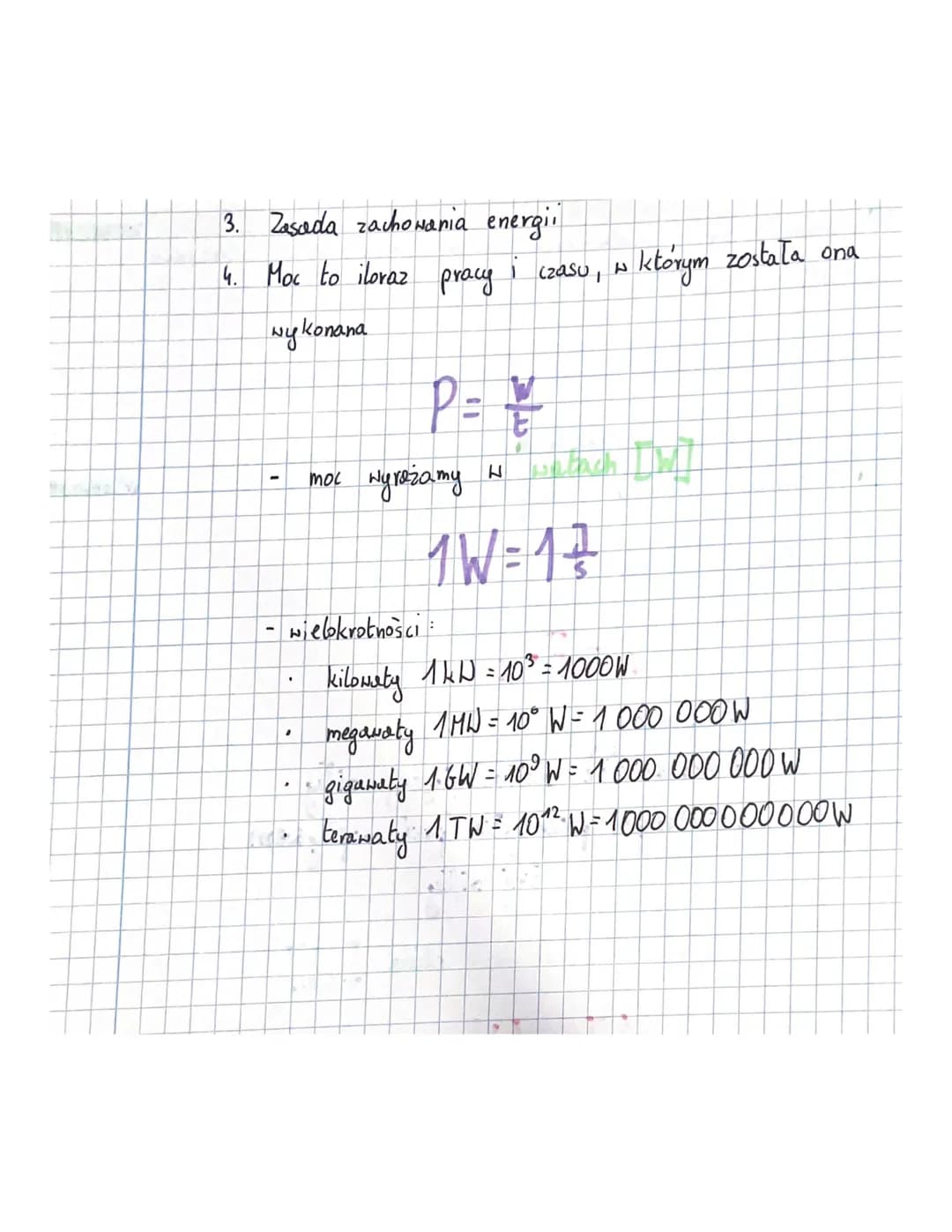 1. Proca
1
energia.
-
1
W = F· s
W = preca
F = martość działającej siły
s = droga przebyła pod wpływem
kej sily
- jednostką pracy jest doul 