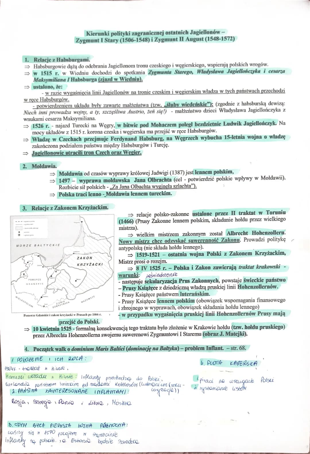 1. Relacje z Habsburgami.
⇒ Habsburgowie dążą do odebrania Jagiellonom tronu czeskiego i węgierskiego, wspierają polskich wrogów.
⇒w 1515 r.