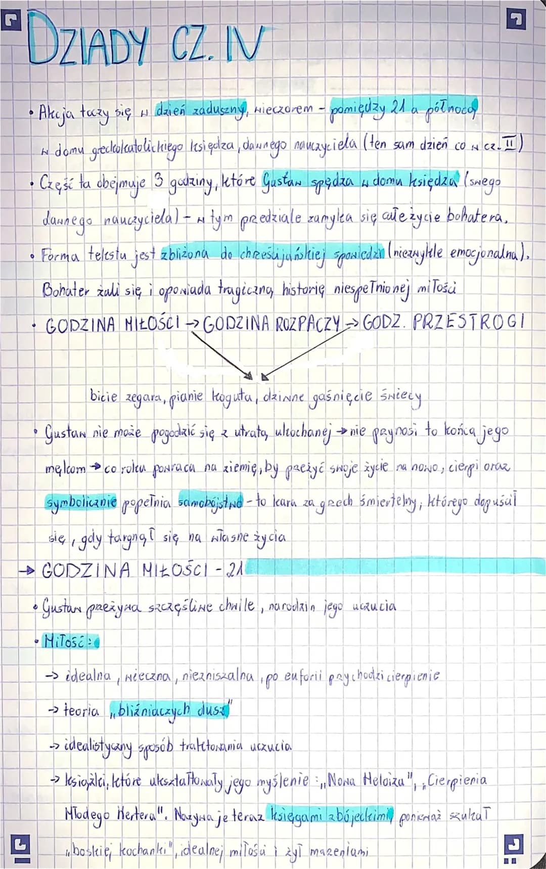 Dziady cz 4 streszczenie - Gustaw i jego dzieje oraz bohaterowie