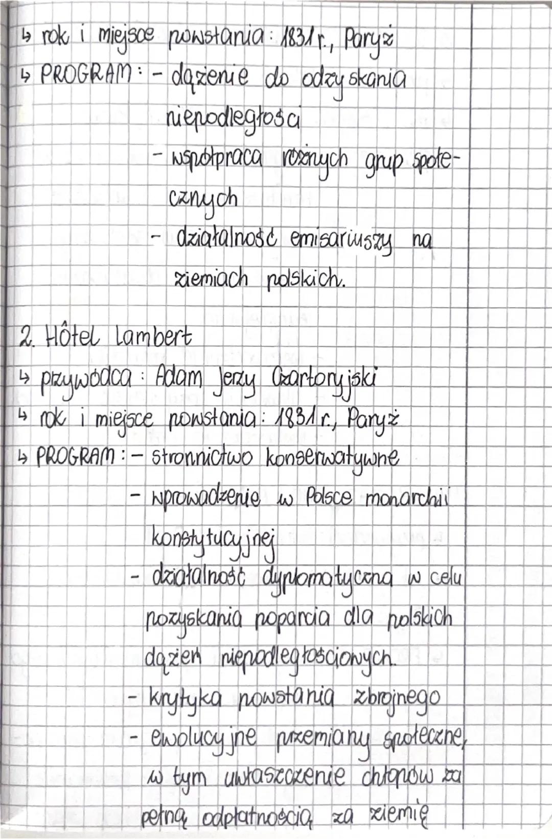 --- OCR Start ---
phw stanie
listopadve
Polacy po powstaniu listopadowym
1. Wielka Emigracja
• Upadek powstania listopadowego zapoczątko
wał