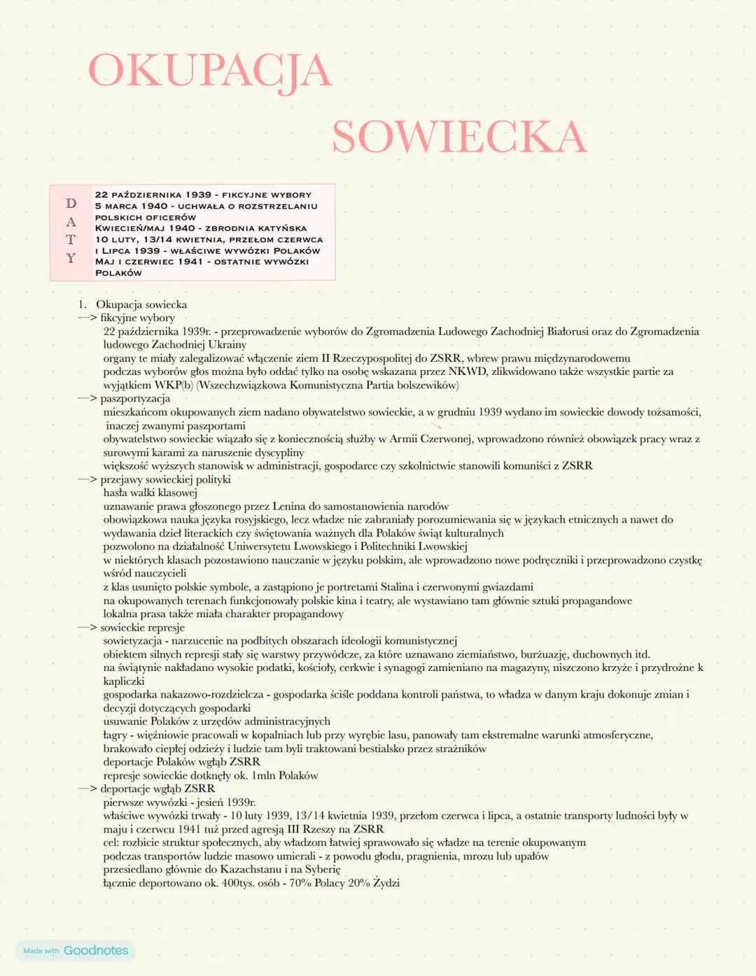 D
A
T
Y
OKUPACJA
22 PAŹDZIERNIKA 1939 FIKCYJNE WYBORY
5 MARCA 1940 - UCHWAŁA O ROZSTRZELANIU
POLSKICH OFICERÓW
KWIECIEŃ/MAJ 1940 - ZBRODNIA 
