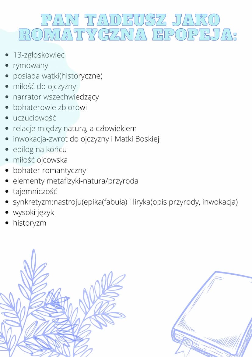 Książka powstała po upadku powstania listopadowego 1832/1834r.
Najważniejsze! :
*utwór napisany dla Polaków,
*osoba mówiąca zwraca się do
oj