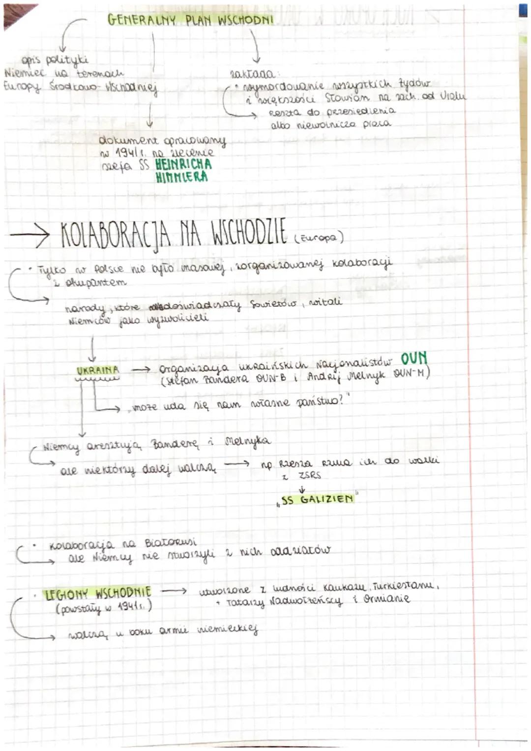 POLITYKA OKUPACYJNA II RZESZY
→ POLITYKA RASOWA HITLERA
Mein Kampf
Hitler w
• Niemcy nie musza przestrzegać zadnych norm etycznych wobec
inn