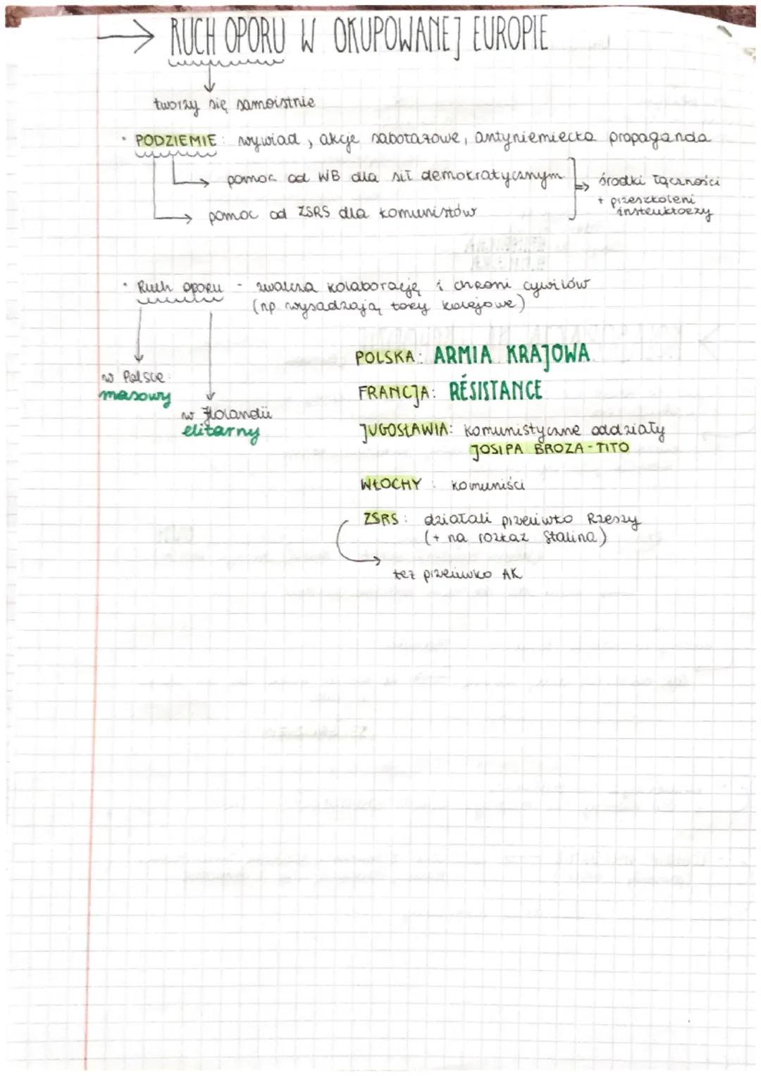 POLITYKA OKUPACYJNA II RZESZY
→ POLITYKA RASOWA HITLERA
Mein Kampf
Hitler w
• Niemcy nie musza przestrzegać zadnych norm etycznych wobec
inn