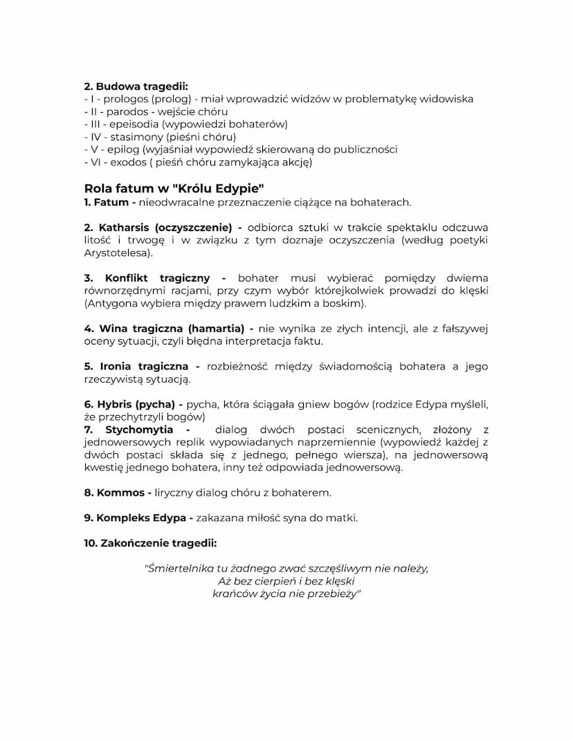 "Król Edyp" - Sofokles
Historia rodu Labdakidów:
KADMOS:
- szukał siostry Europy, uwiedzionej przez Zeusa pod postacią byka
- założył Teby (
