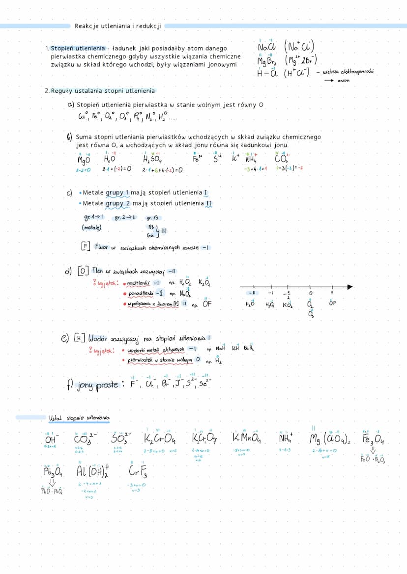 3. Reakcje utlenienia i redukcji
C+0₂ → CO₂
reduktor
Bilans atomowy.
O. c. utlenienia IV.
8₂
utleniace
4. Dysocjac ja
r. redukg-1
12e-20
a) 