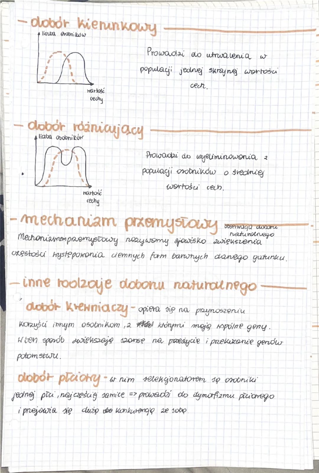 dobór naturalny
główny mechanizm ewolugi
dobór naturalny - (selekcja naturalna)
Jest mechanizmem, który polega na tym, że największe
szanse 