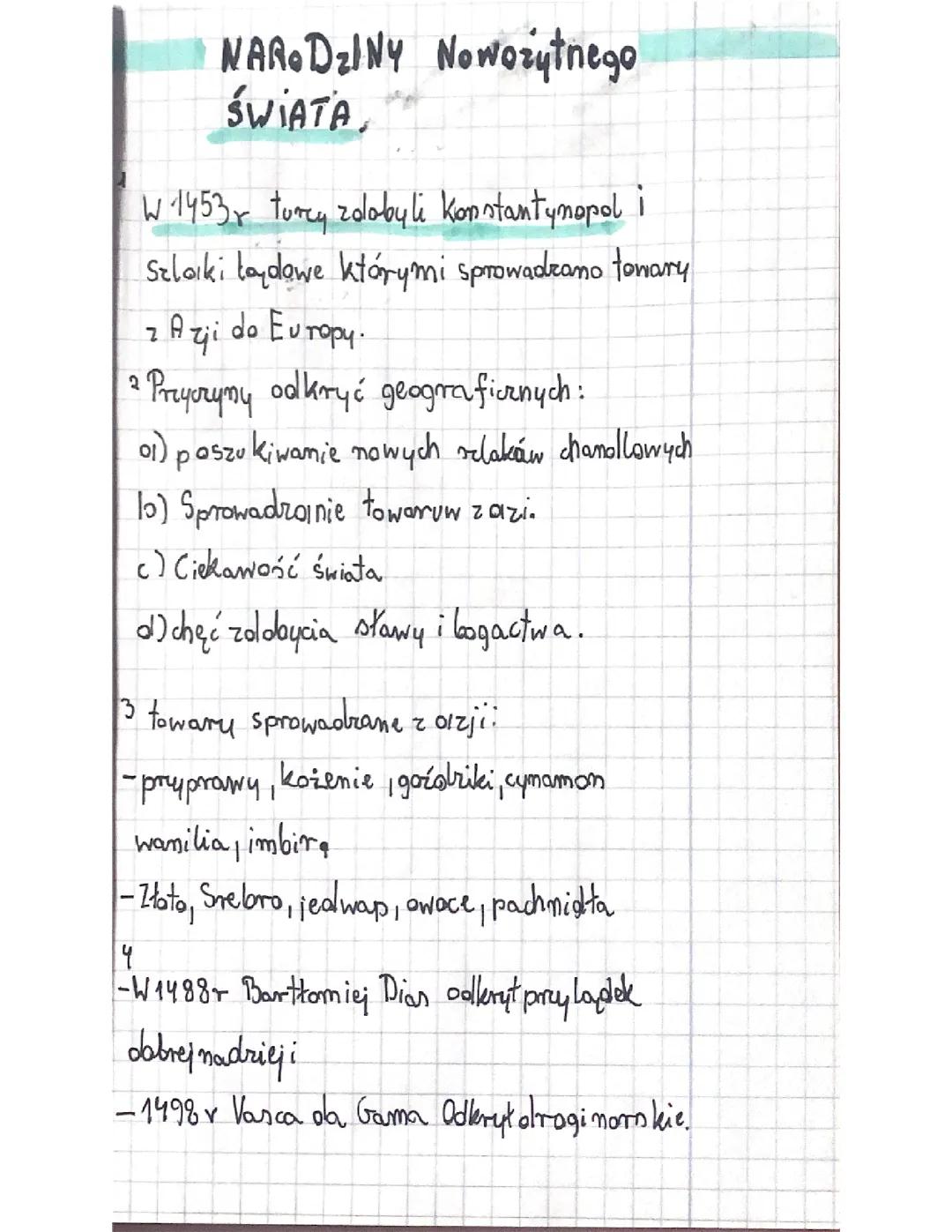 Narodziny nowożytnego świata: Historia i my