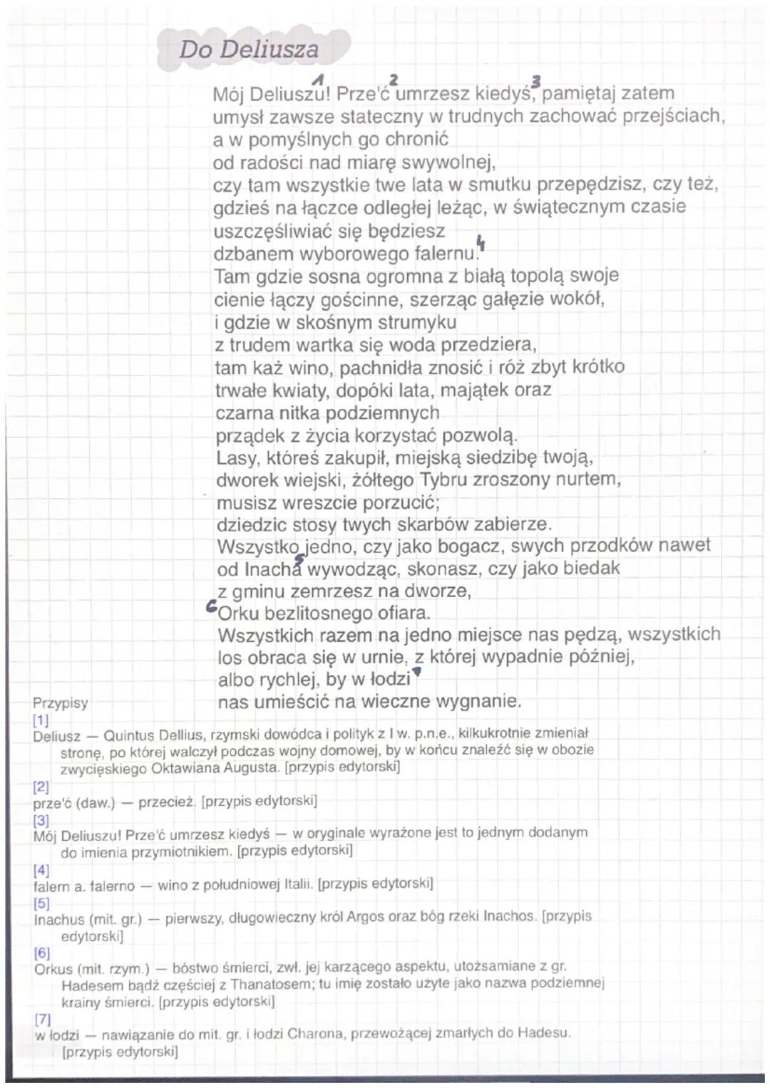 HORACY
•
jeden z najwybitniejszych rzymskich poetów
jego liryka jest uznawana za jedno z największych osiągnięć literatury
Exegi monumentum 