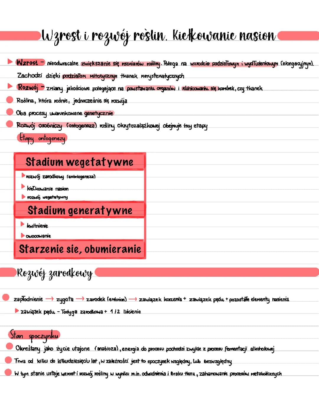 Ruchy roślin i kiełkowanie nasion - Biologia na czasie 2 Nowa Era