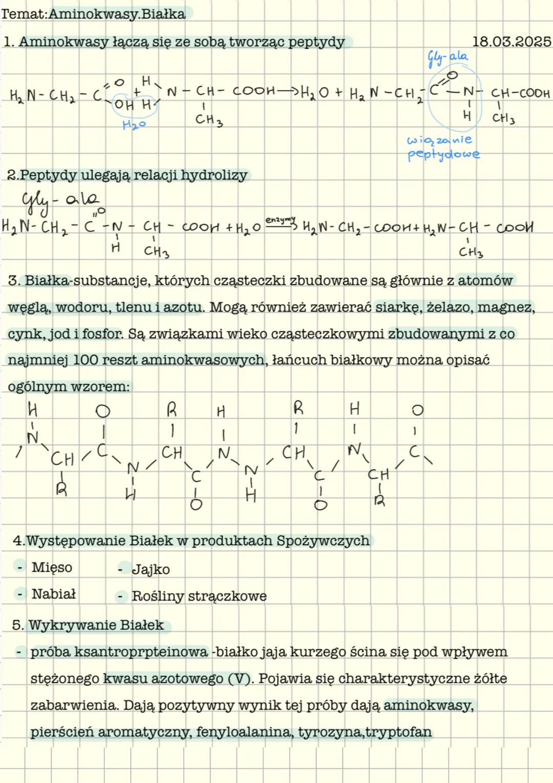 Aminokwasy i Białka - Podstawy Chemii Organicznej